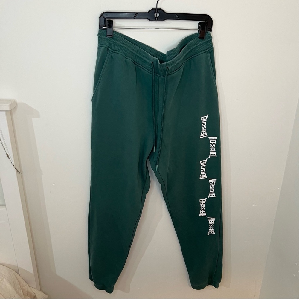 Herschel supply co fleece joggers sweatpants size medium - Picture 2 of 13